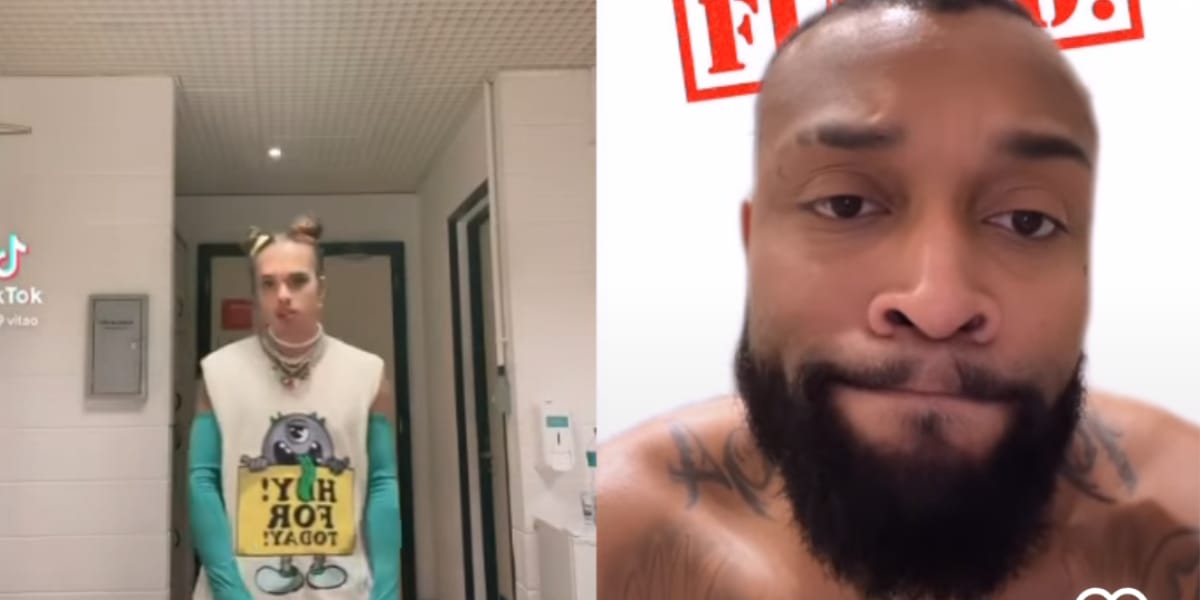 Nego Di debocha de Vitão em vídeo (Reprodução: Instagram)