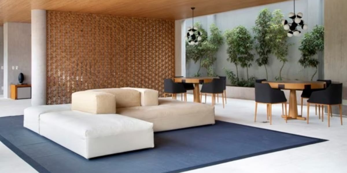 Área gourmet muito confortável (Foto: MCA Studio)