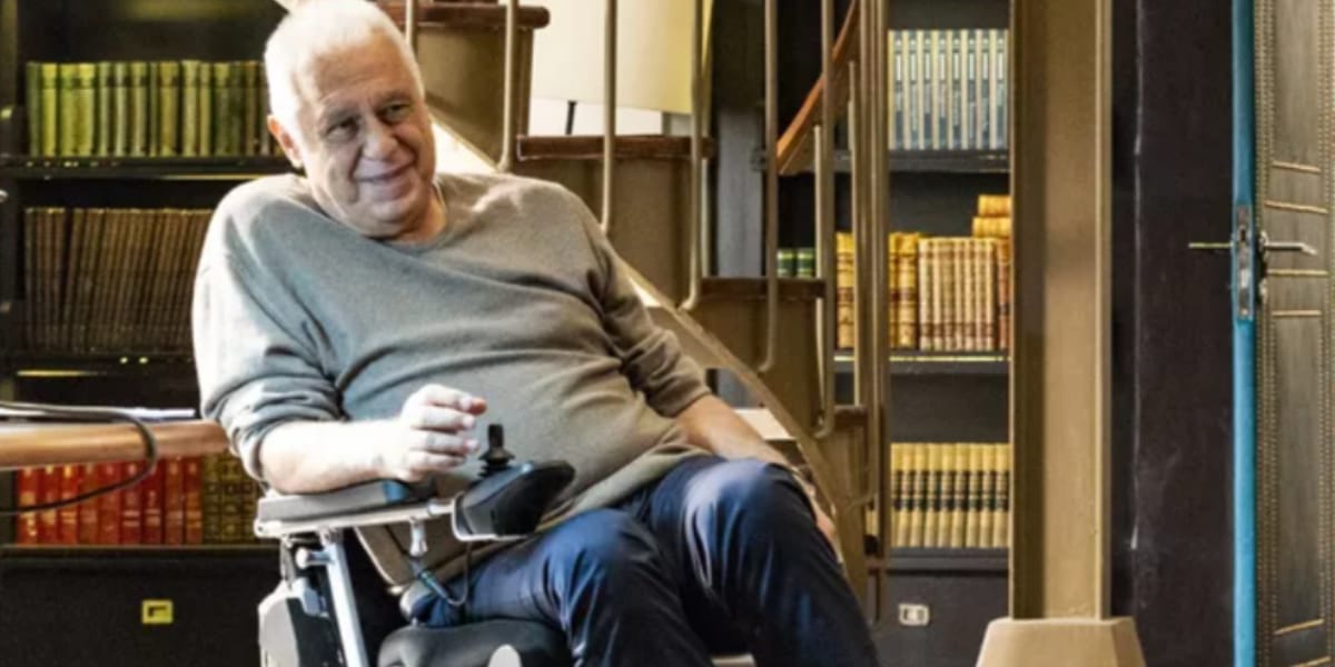 Antonio Fagundes em seu último papel na Globo (Reprodução: Globo)