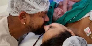 Fotos publicadas por Viviane Araújo no nascimento de Joaquim, seu primogênito (Reprodução - Instagram)