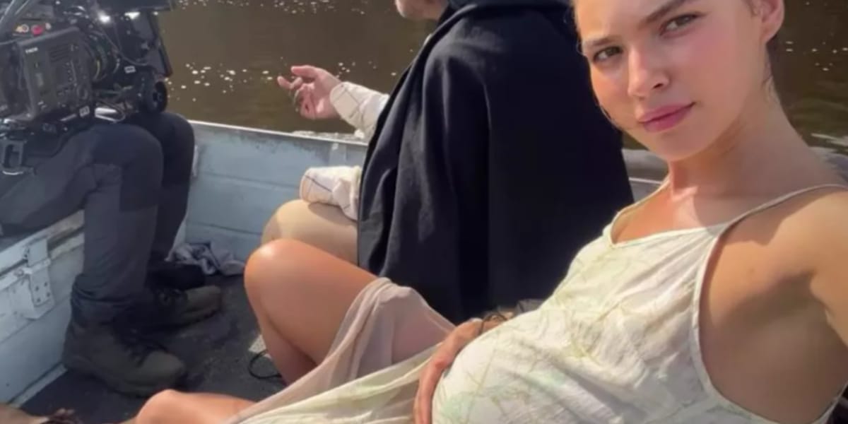 Juma está grávida em Pantanal, mas barriga não corresponde com o tempo de gestação (Foto: Instagram)