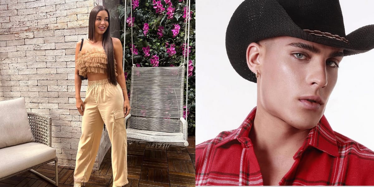 Kerline e Tiago Ramos são os novos confirmados do reality na Record (Reprodução: Montagem TV Foco)