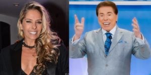 Adriane Galisteu confessa que ficou travada com fala de Silvio Santos (Reprodução: Montagem TV Foco)