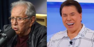 Carlos Alberto e Silvio Santos (Foto: Reprodução/YouTube/Montagem)