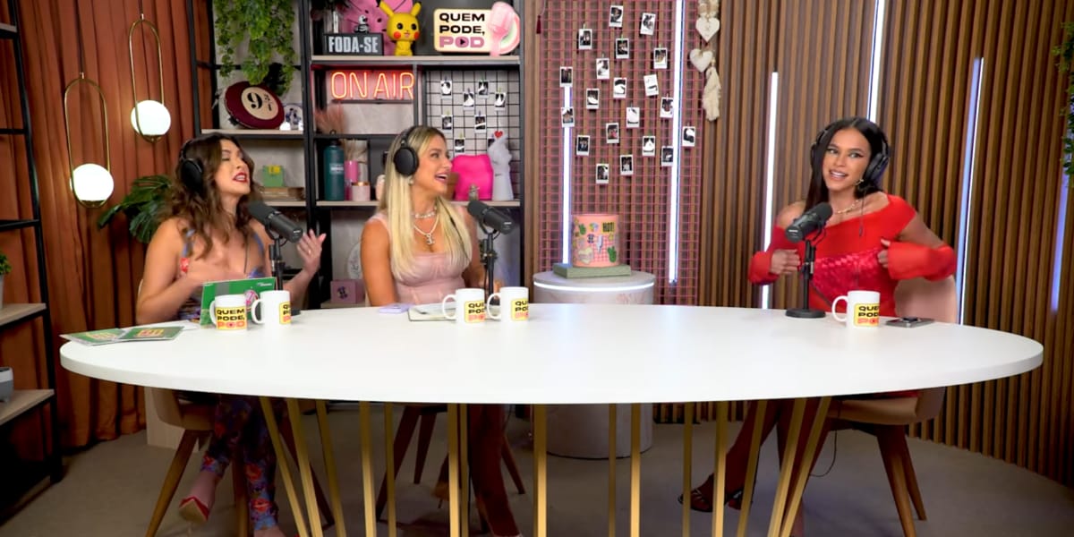 Bruna Marquezine foi a convidada do 'Quem Pode, Pod' (Reprodução: Youtube)