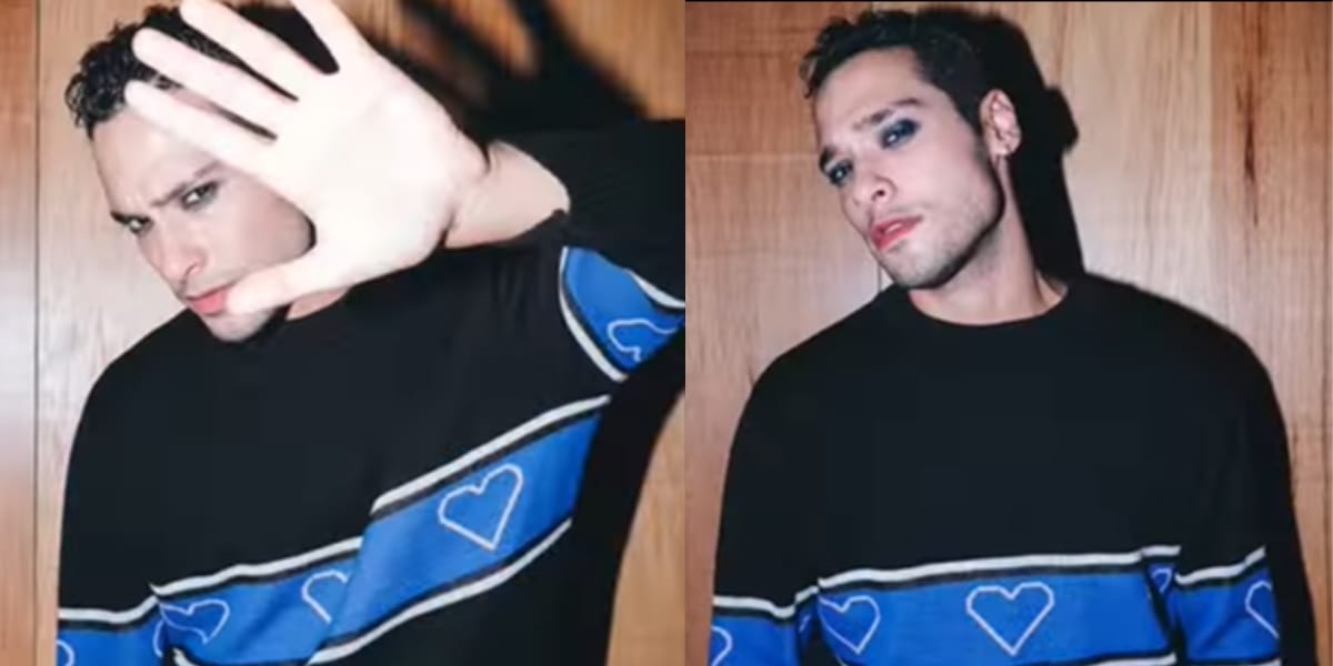 Bruno sofre preconceito após aparecer maquiado em fotos (Reprodução: Instagram)