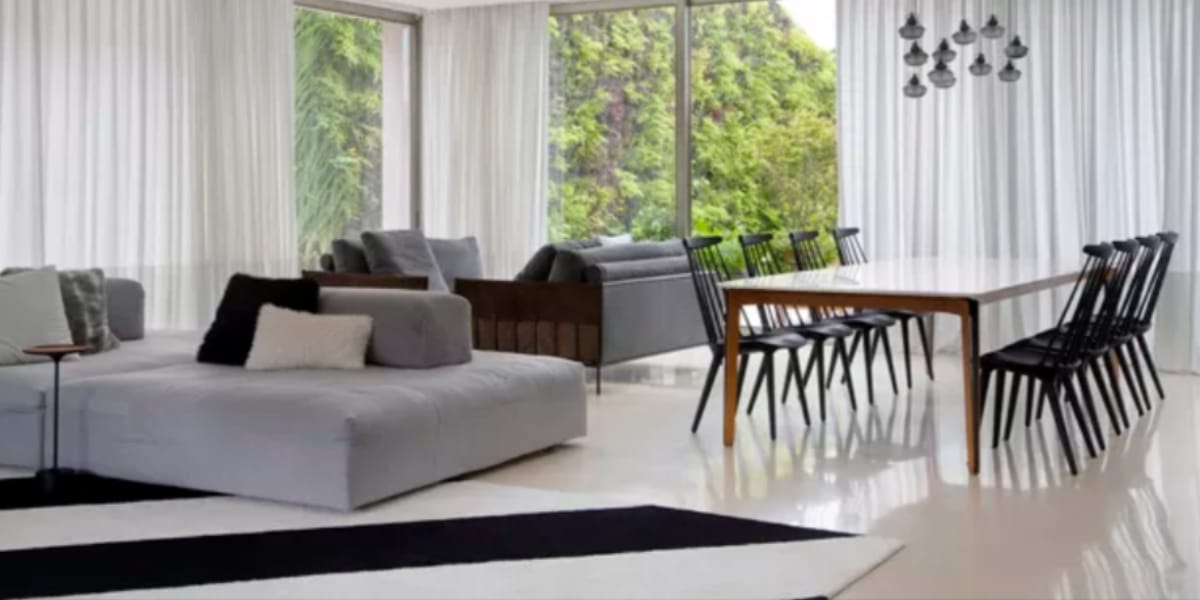 uma das belas sala de estar da casa de Bruna Marquezine (Reprodução: Instagram)
