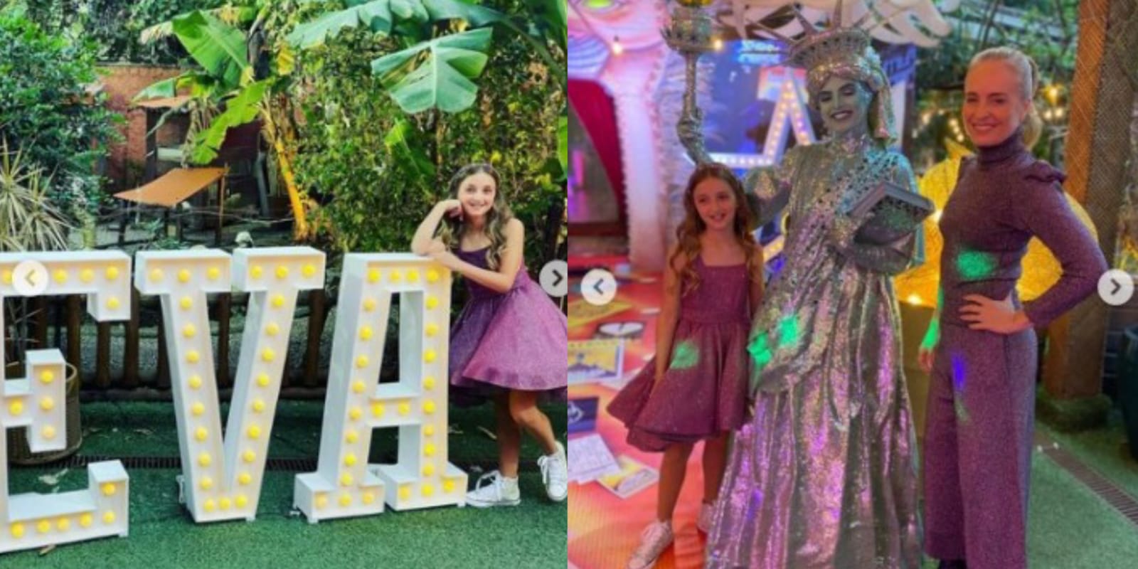 Festa de aniversário de Eva (Foto: Reprodução/Instagram/Montagem)
