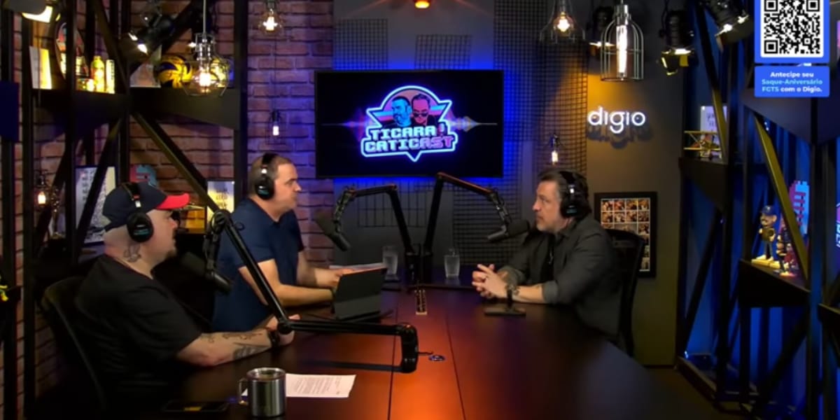 Rick Bonadio psrticipou do podcast 'Ticaraticast' e falou sobre barraco nos bastidores da banda Rouge (Reprodução: Youtube)