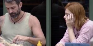 Iran Malfitano e Deborah Albuquerque na Fazenda 14 (Reprodução)