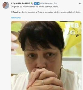 Pantanal - Tenório (Murilo Benício) molesta Alcides (Juliano Cazarré) e Brasil para em choque; audiência da novela explode (Foto: Reprodução / Twitter)