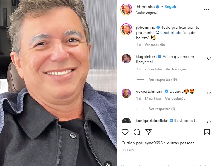 Boninho promove dia de beleza para Ana Furtado - Foto: Reprodução