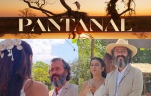 Final de Pantanal - Vazam cenas do momento tão aguardado da novela: O Casamento de Filó (Dira Paes) e José Leôncio (Marcos Palmeira) (Foto: Reprodução / Globo)