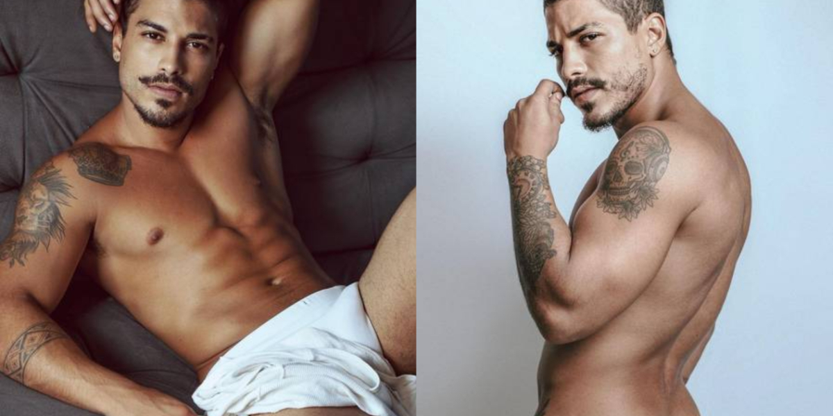 O ator Douglas Sampaio em fotos sensuais - Foto: Reprodução