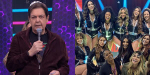 Faustão ao lado do seu balé da Band - Foto: Reprodução