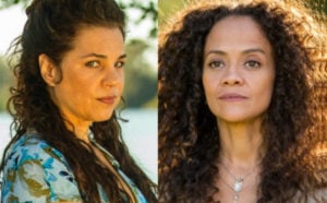 Pantanal - Zuleica (Aline Borges) e Maria (Isabel Teixeira) se livram de embuste e têm reviravolta após o fim trágico de Tenório (Murilo Benício)(Foto: Reprodução / Globo)