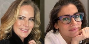 Renata Ceribelli deixou um recado carinhoso para Vasconcellos nas redes sociais (Foto: Montagem TV Foco)