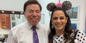 Silvio Santos e Silvia Abravanel (Foto: Reprodução)