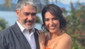 William Bonner e sua esposa, Natasha Dantas (Reprodução/ Instagram)