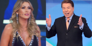 Lívia Andrade e Silvio Santos (Foto: Reprodução)