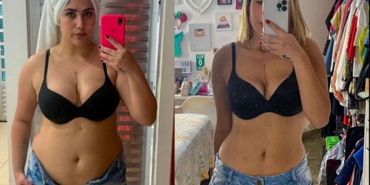 Antes e depois de Jéssica Beatriz Costa, realmente é impressionante (Foto Reprodução/Internet)