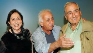Aracy Balabanian, Flávio Migliaccio e Elias Gleizer, eternas estrelas da Globo (Reprodução/ Internet)