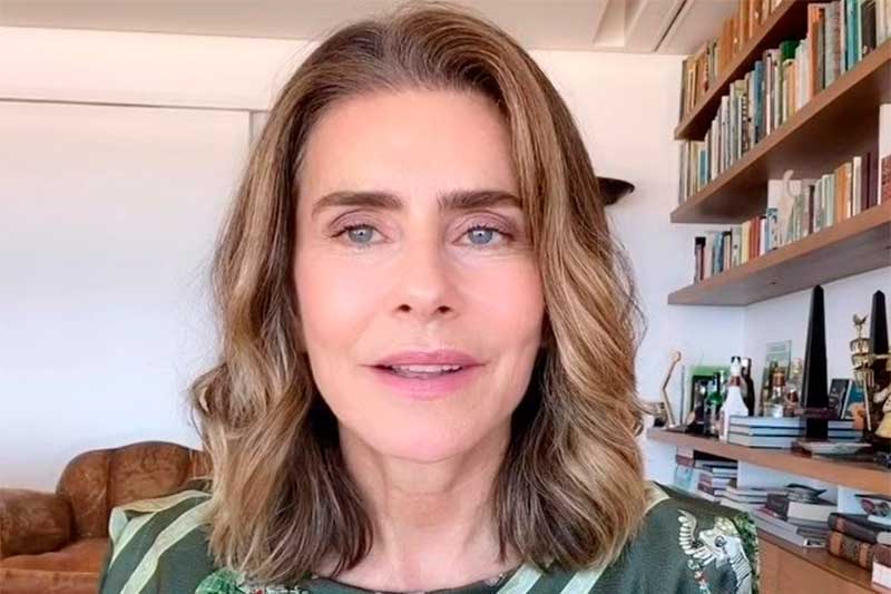 Apesar da negação quanto a romance com Lima Duarte, Maitê Proença sente muita gratidão pelo ator ter ficado ao lado dela no pior momento de sua vida (Foto Reprodução/Internet)