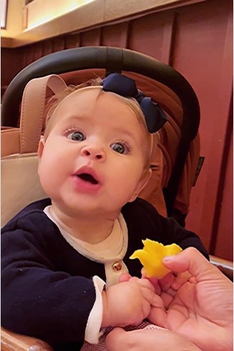 O ator da Globo encantou o Brasil com a beleza da sua filha bebê, Chiara - Foto Reprodução Instagram