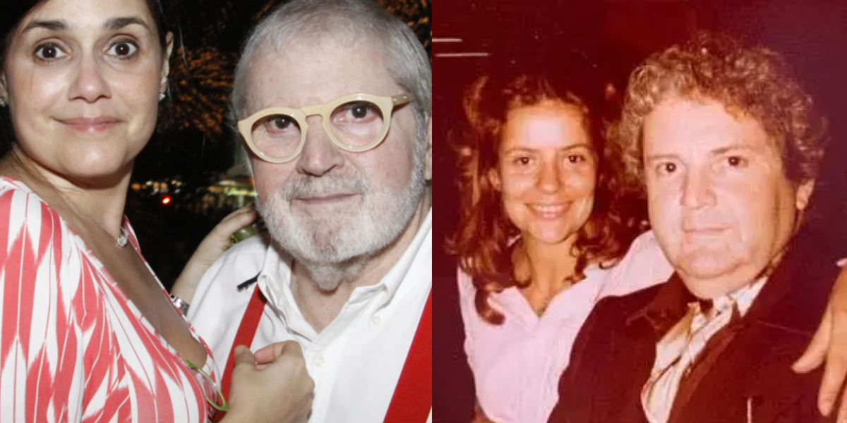 Jô Soares e Flávia Pedras ficaram juntos de 1987 a 1998 (Foto Reprodução/Montagem/ Tv Foco)