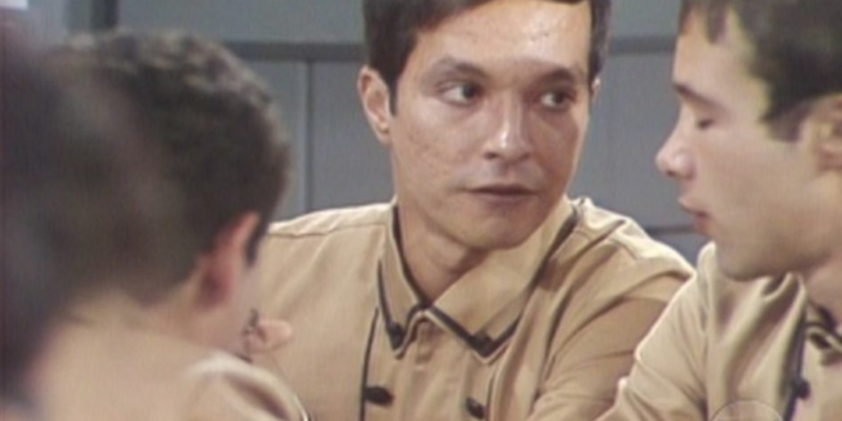 Ator interpretando "Rebelo" na novela “Memórias de Amor” (Foto Reprodução/ Memória)