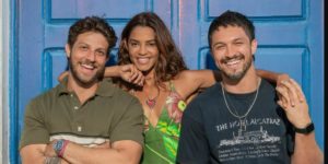 Chay Suede, Lucy Alvez e Rômulo Estrela são estrelas de Travessia (Divulgação Globo)