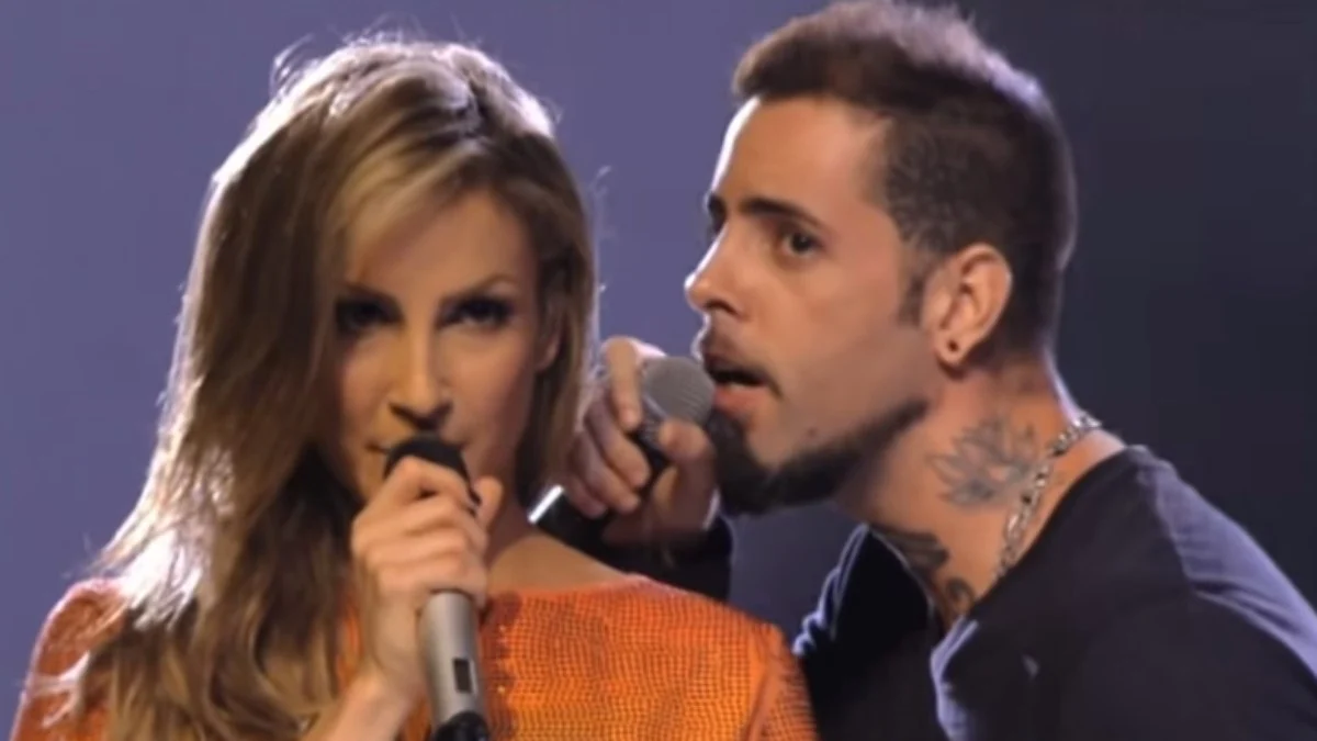 Claudia Leitte e Tico Santa Cruz em parceria musical no passado (Foto: Reprodução)