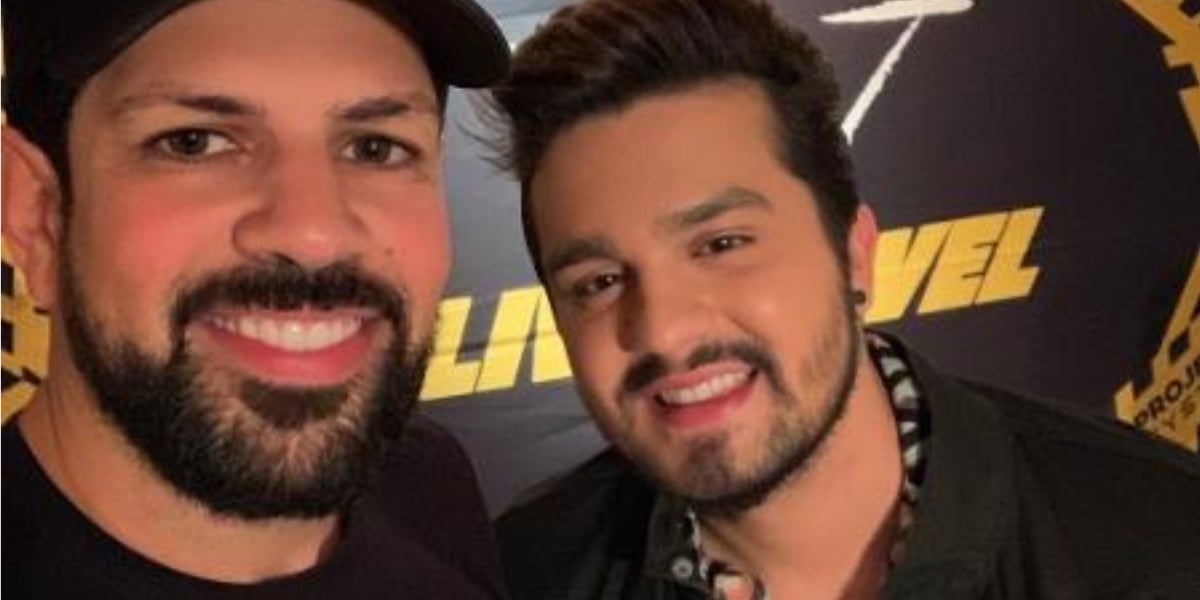 Sorocaba em foto com Luan Santana (Foto: Reprodução)