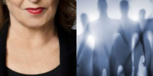 Apresentadora acabou expondo experiência sexual com fantasma (Imagem: Montagem/TV Foco)