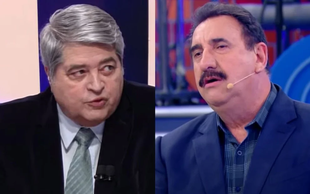 Datena expôs conversa que ele teve com Ratinho por telefone (Foto: Reprodução)