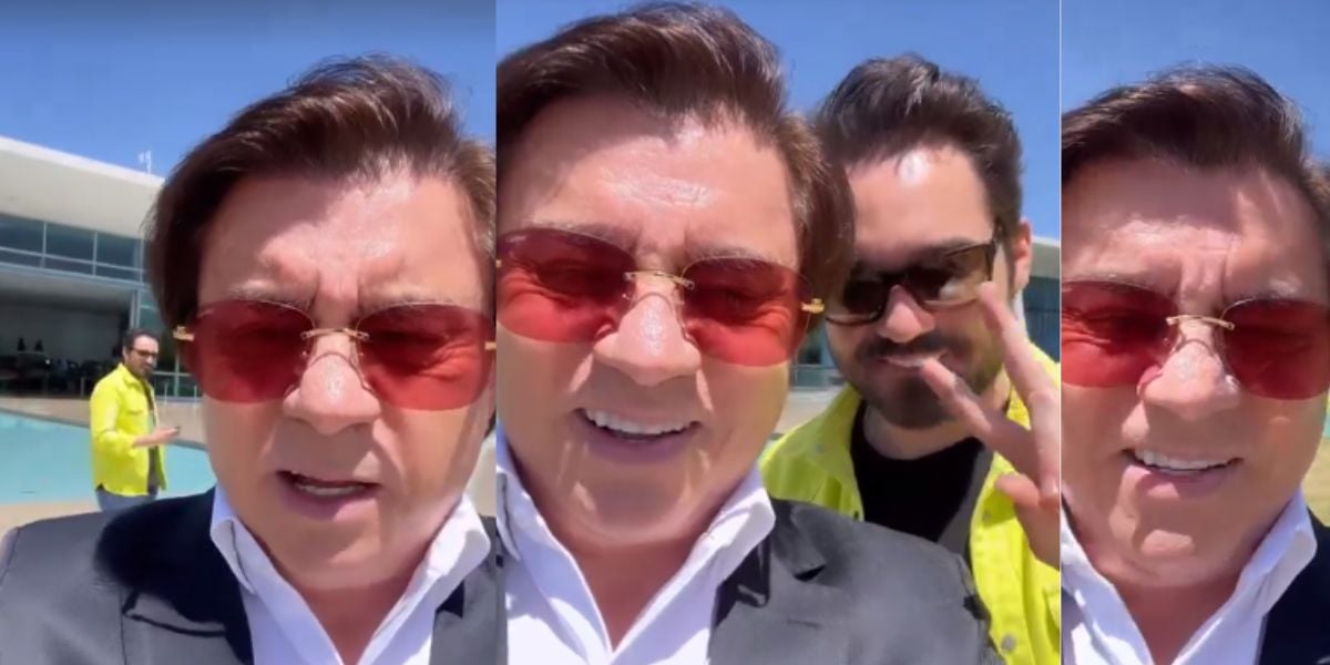 Chitãozinho surge ao lado de sertanejo e faz revelação em vídeo: "Nós queremos"