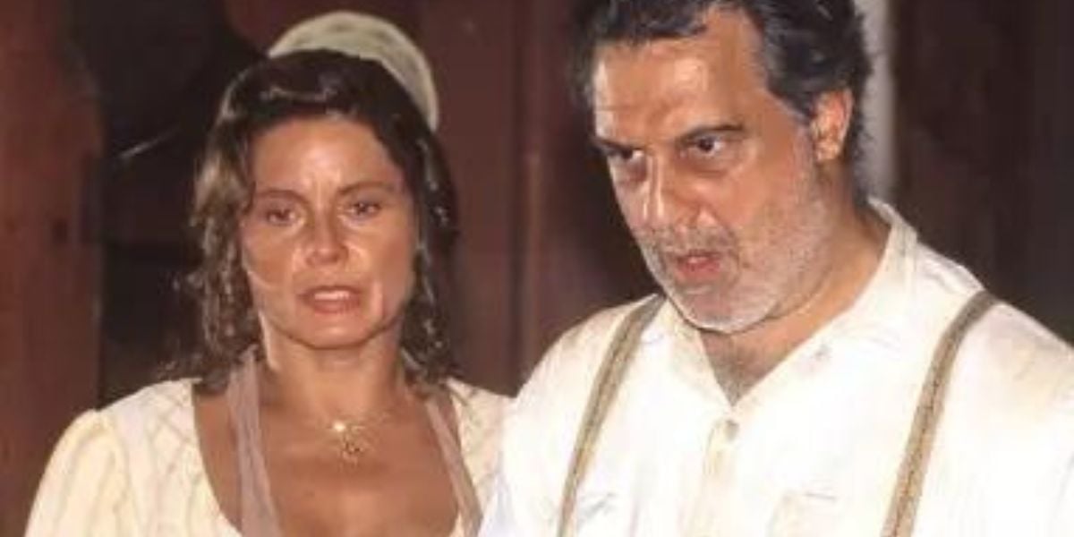 Vera Fischer e Antonio Fagundes em O Rei do Gado - Reprodução