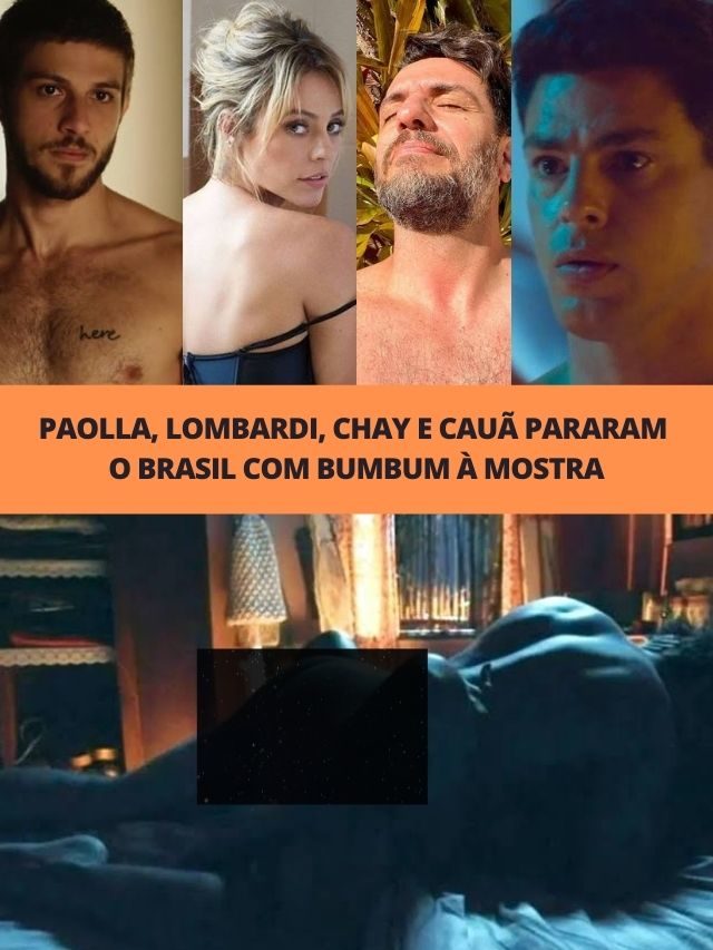 Paolla, Lombardi, Chay e Cauã pararam o Brasil com bumbum à mostra