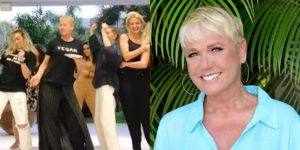 Xuxa e as Paquitas em vídeo publicado nas redes sociais (Reprodução)