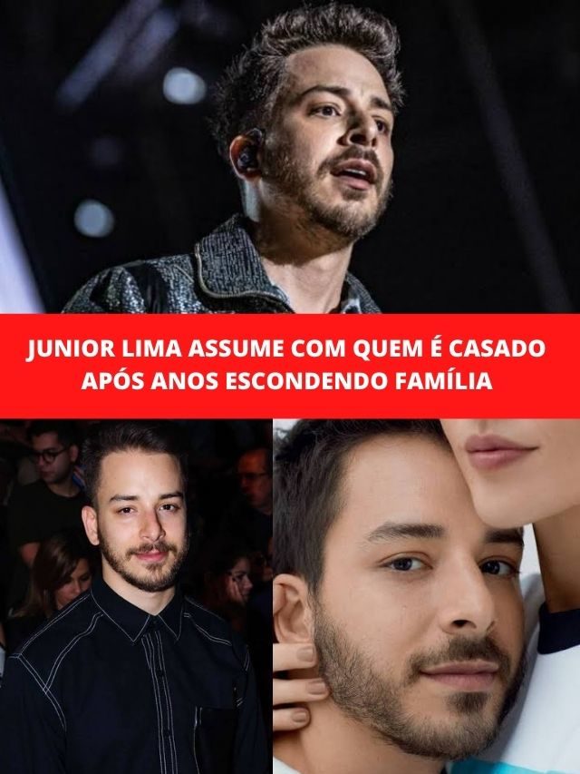 Junior Lima assume com quem é casado após anos escondendo família