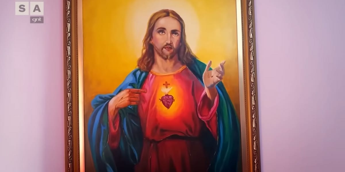Quadro do Sagrado Coração (Reprodução: Youtube)