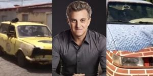 Veículos abandonados após serem reformados pelo Lata Velha, de Luciano Huck (Reprodução: Montagem TV Foco)