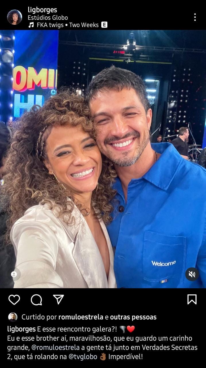 Publicação de Aline Borges (Foto: Reprodução/ Instagram)