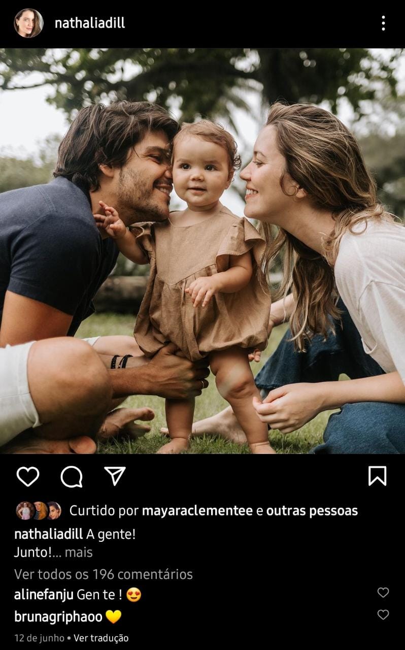 Publicação de Nathalia Dill (Foto: Divulgação)