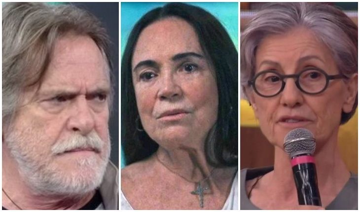 Zé de Abreu, Regina Duarte Cássia Kis Magro (Imagem: Montagem)