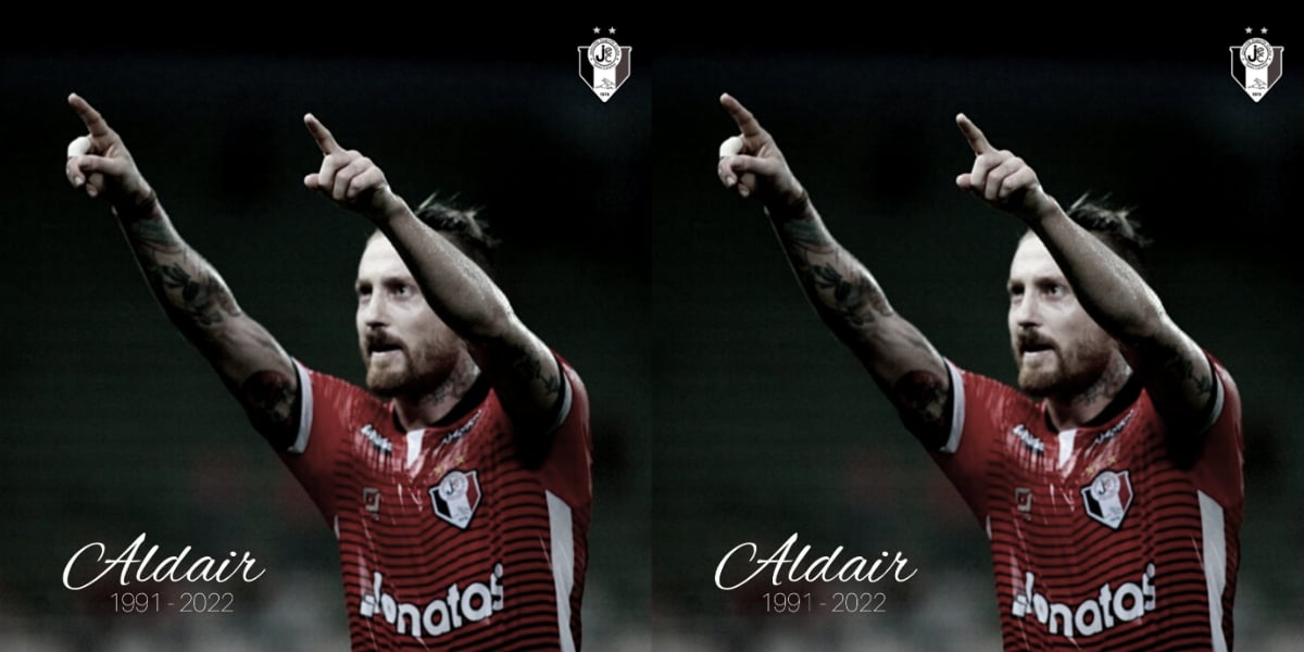 Aldair, ex-atacante do Joinville morre aos 30 anos - Foto: Reprodução