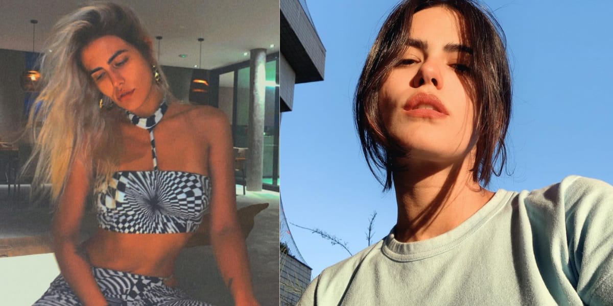 Antônia Morais relembrou sua época loira, com uma foto bem sensual (Reprodução: Instagram)
