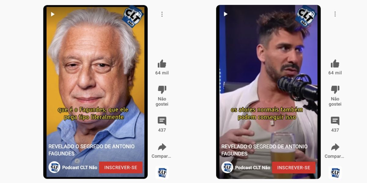 Durante entrevista, Julio Rocha confessou que fica impressionado com facilidade de Antônio Fagundes de decorar falas (Reprodução)