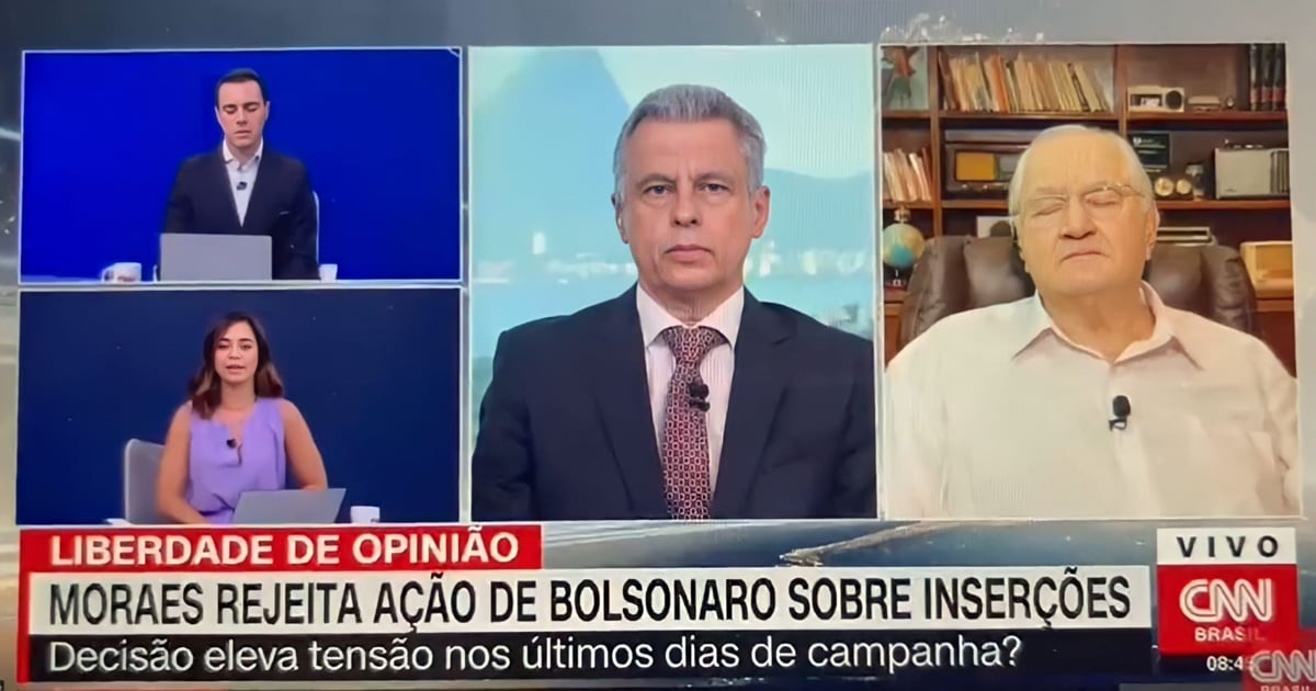Jornalistas do CNN Novo Dia dividiram tela com um Boris Casoy sonolento e caso repercutiu na internet
