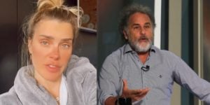 Carolina Dieckmann manda recado para Marcos Frota após ele ser avô novamente (Reprodução: Montagem TV Foco)